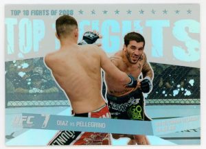 2009 Diaz vs Pellegrino UFC Topps Round 1 Top Fights Rookie Card #TT25