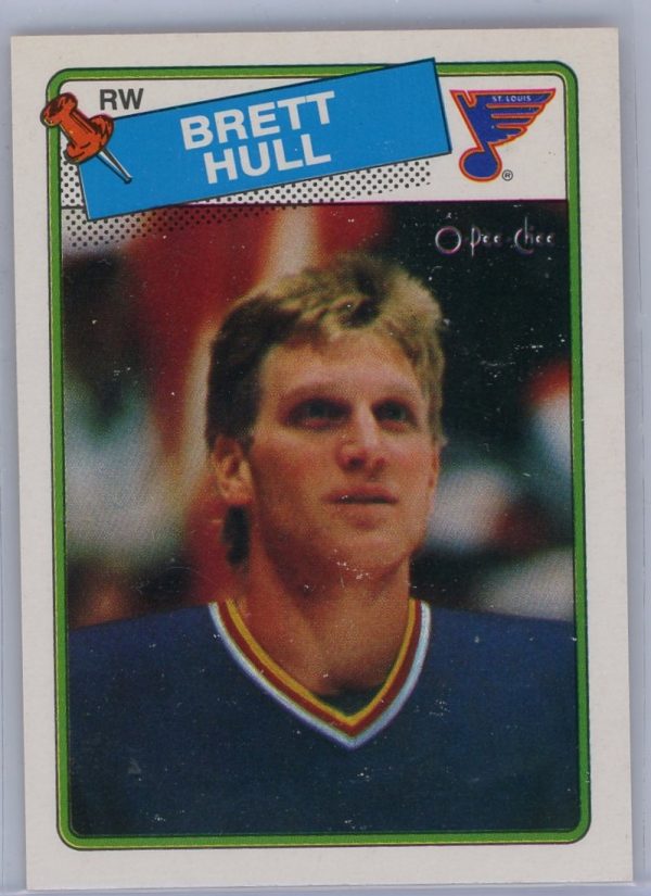 Brett Hull St. Louis Blues OPC 1988-89 Rookie Card #66