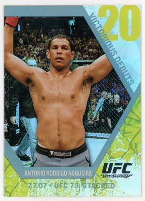 2009 Antonio Nogueira UFC Topps Round 1 Victorious Debuts Rookie Card #VD2