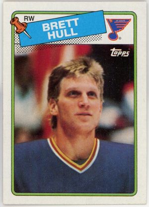 Brett Hull 1988-89 Topps Rookie Card #66