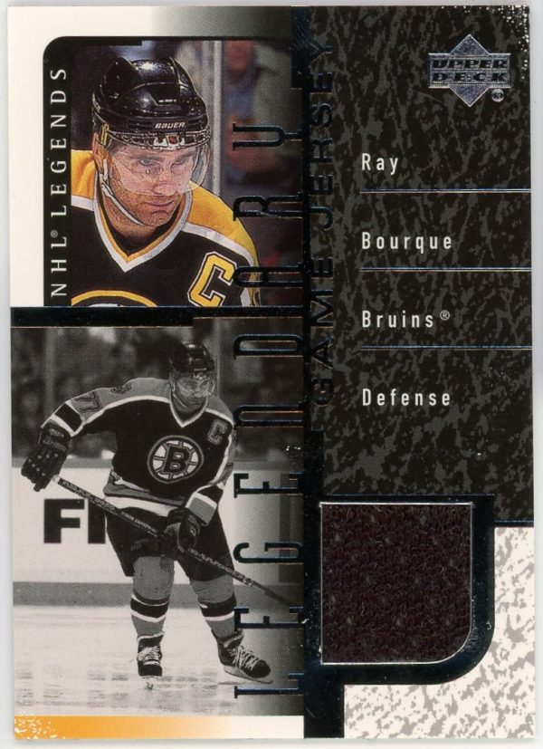 Ray Bourque 2000-01 UD Legends Legendary Game Used Jersey #J-RB