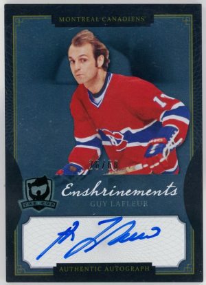 Guy Lafleur Canadiens 2013-14 UD The Cup Enshrinements 26/60 Auto Card #CE-GL
