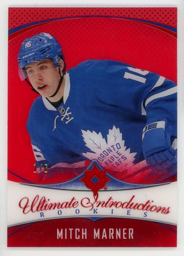Mitch Marner 2016-17 UD Ultimate Introductions Royal Red /6 #93