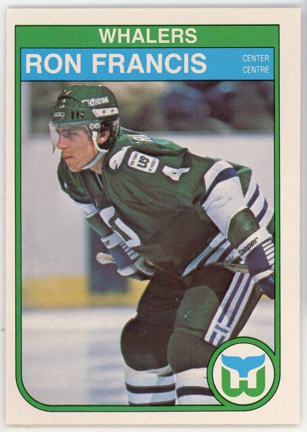 Ron Francis Whalers 1982 OPC Rookie Card #123