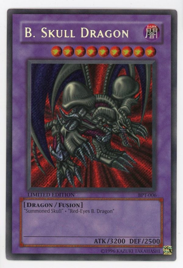 Yugioh B. Skull Dragon BPT-006 Secret Rare Limited Edition