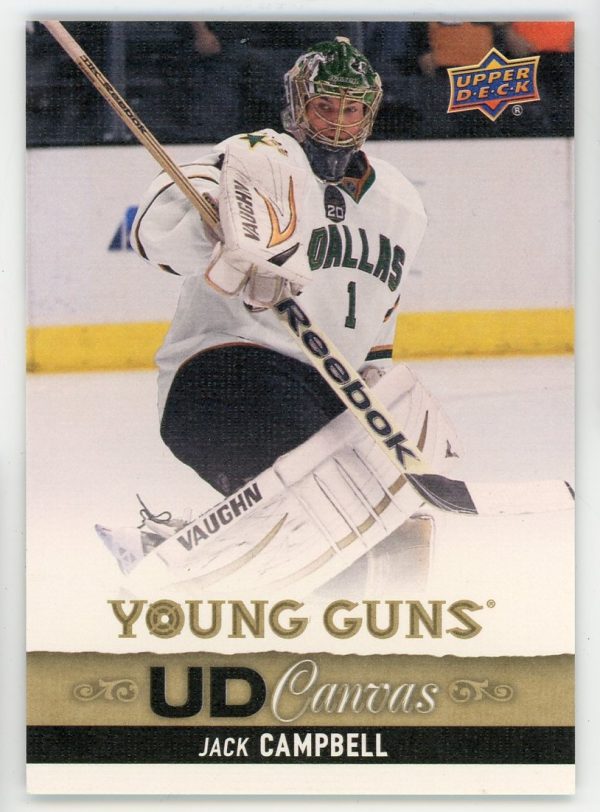 Jack Campbell 2013-14 UD Young Guns Canvas RC #C111