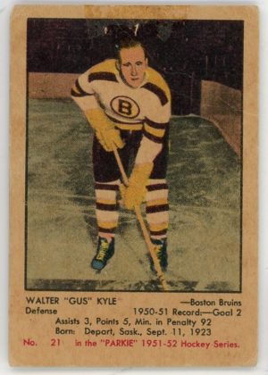 Walter "Gus" Kyle 1951-52 Parkhurst #21