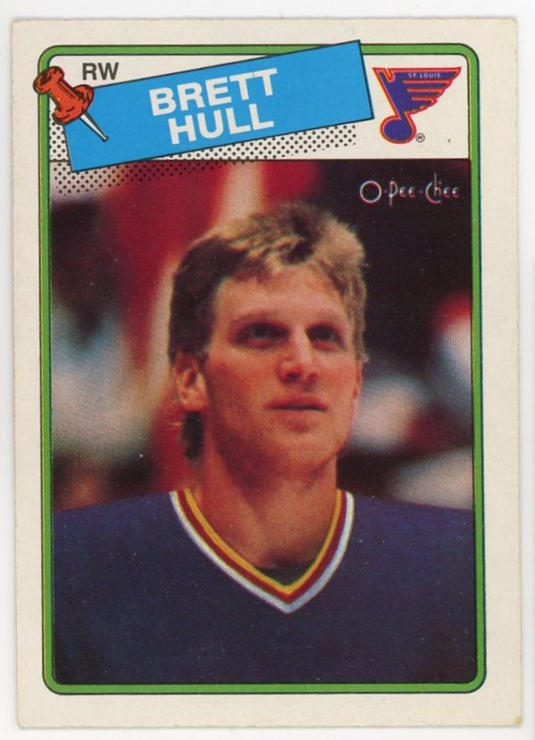 Brett Hull 1988-89 OPC Rookie Card #66