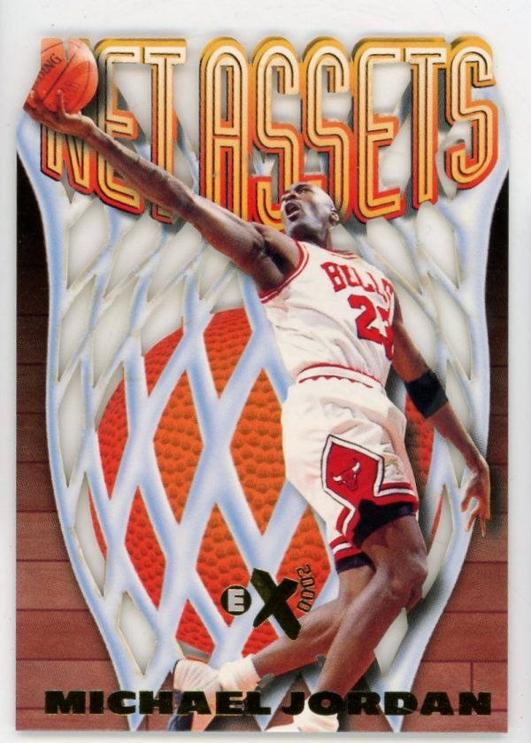 Michael Jordan 1996-97 Skybox E-X2000 Net Assets Card #8