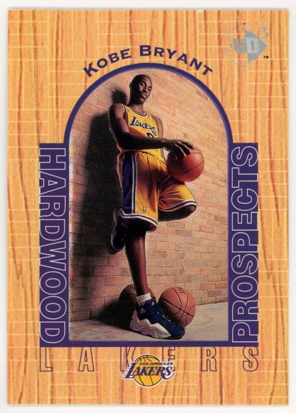 Kobe Bryant Lakers 1996-97 UD3 Hardwood Prospects RC Rookie Card #19
