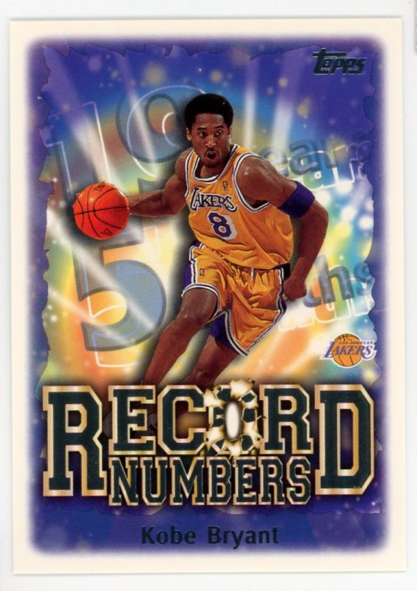 Kobe Bryant Lakers 1999-00 Topps Record Numbers Card #RN7