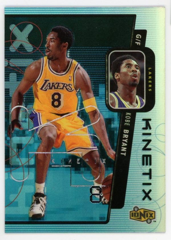 Kobe Bryant Lakers 1998-99 UD Ionix Kinetix Card #K13