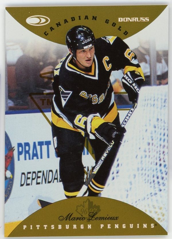 Mario Lemieux Penguins 1996-97 Donruss Canadian Gold Card #31