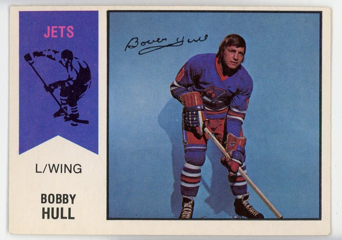 Bobby Hull 1974 Winnipeg Jets 1974 WHA K1 Throwback Hockey Jersey