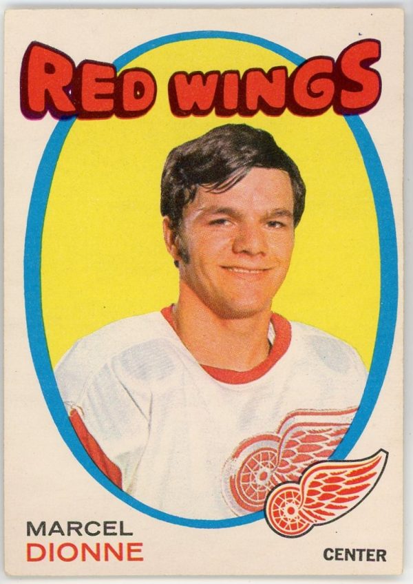 Marcel Dionne Red Wings 1971-72 OPC RC Rookie Card #133