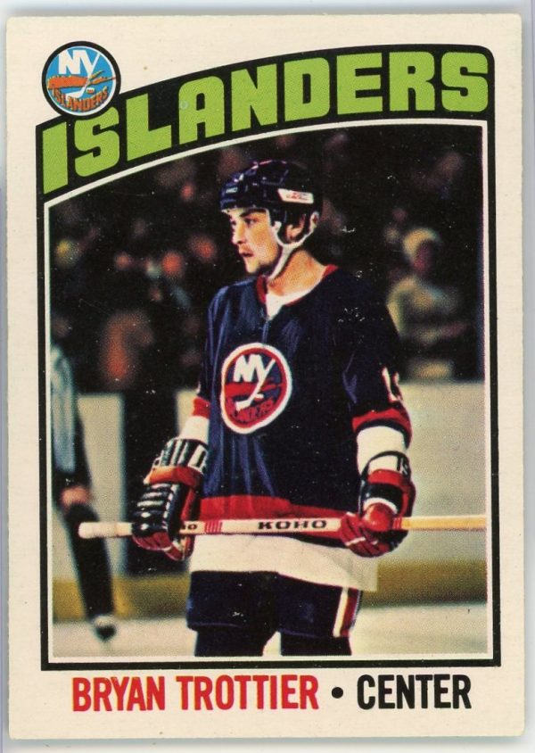 Bryan Trottier Islanders 1976-77 OPC RC Rookie Card #115