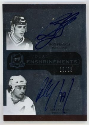 Coffey, Francis 2011-12 UD The Cup Dual Enshrinements Auto /25 CE2-FC