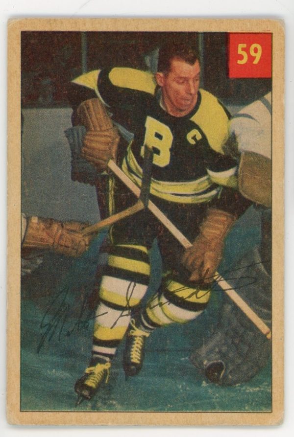 Milt Schmidt 1954-55 Parkhurst Hockey Card #59