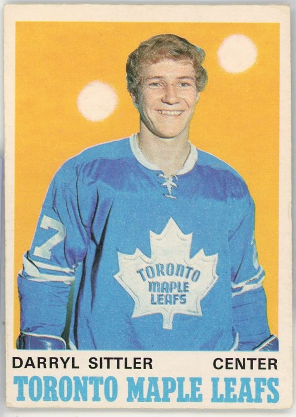 Darryl Sittler Maple Leafs 1970-71 OPC RC Rookie Card #218