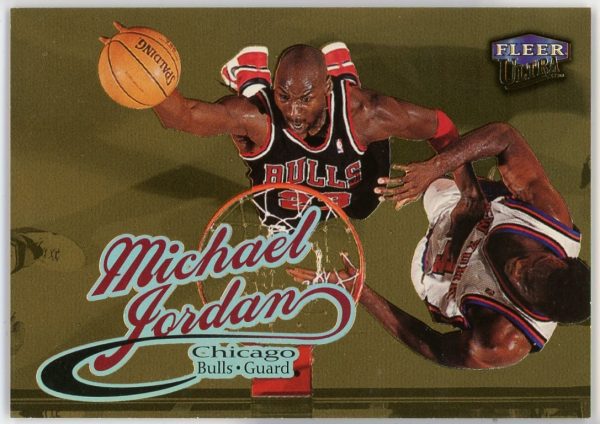 Michael Jordan Bulls 1998-99 Fleer Ultra Gold Medallion Card #85G HOF