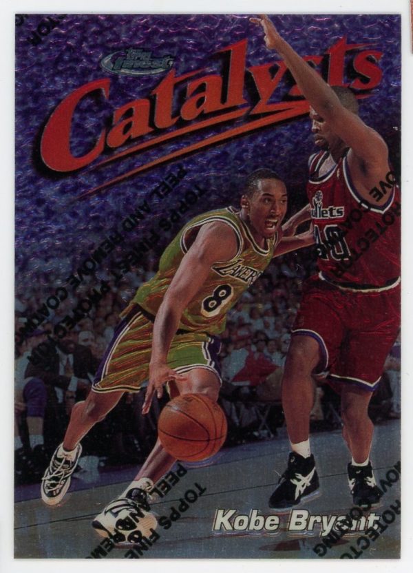 Kobe Bryant Lakers 1997-98 Topps Finest Catalysts Card #137