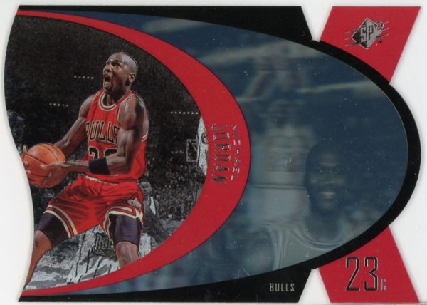 Michael Jordan Bulls 1997-98 UD SPX Die-Cut Hologram Card #SPX5