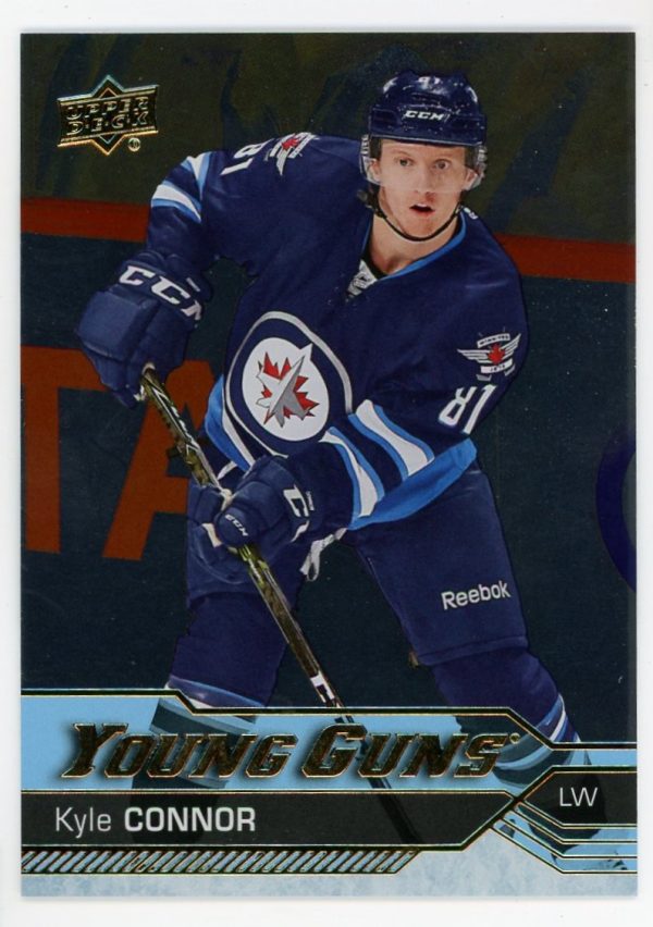 Kyle Connor Jets UD 2016-17 Young Guns Silver Foil Card #212