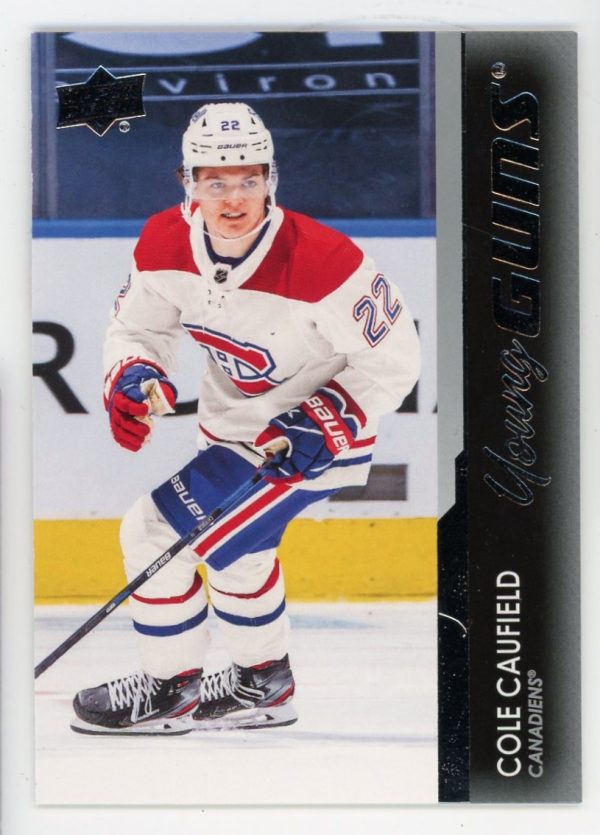 Cole Caufield 2021-22 UD Young Guns Canadiens Rookie Card #201