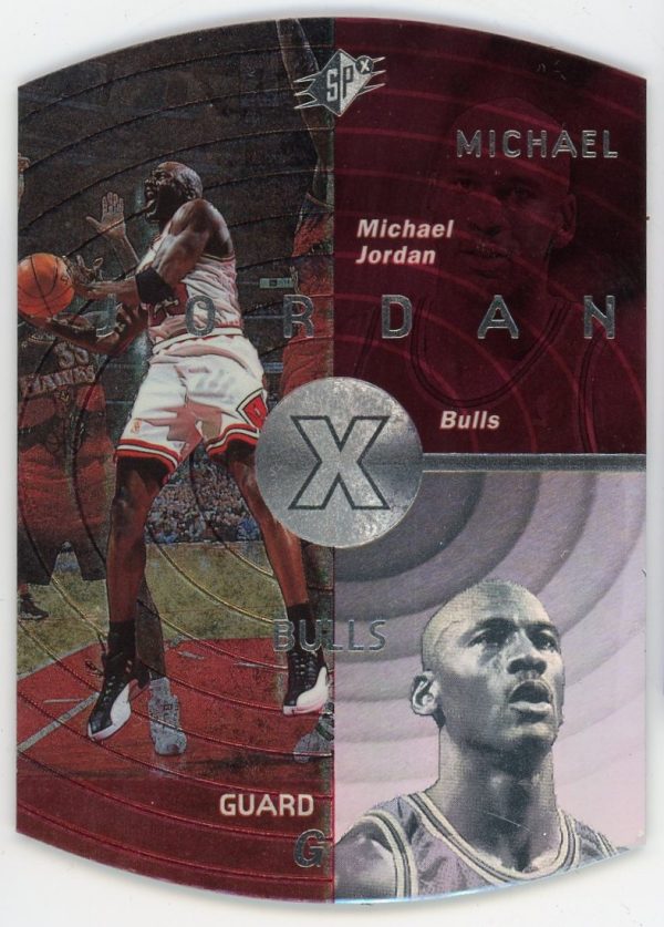 1998 UD Micheal Jordan SPX Red Variation Die Cut