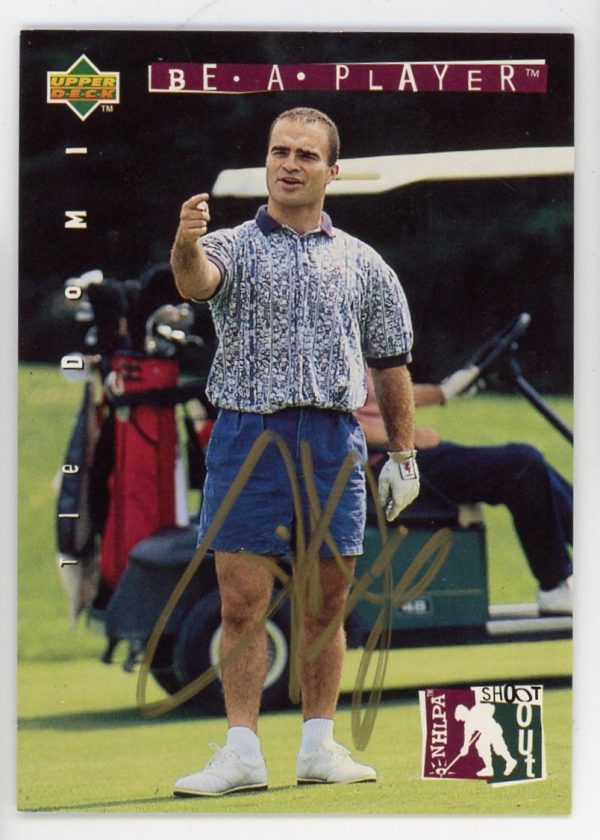 Tie Domi 1994-95 UD Be A Player Signatures Auto #143