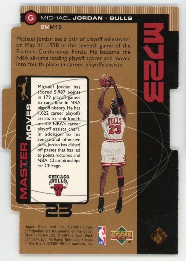 Michael Jordan 1998-99 UD MJ23 Bronze Quantum /2300 Card #QMM18