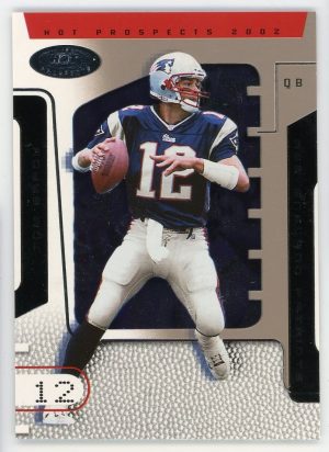 Tom Brady 2002 Fleer Hot Prospects Card #9