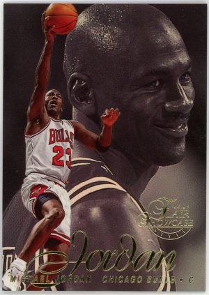 Michael Jordan 1996-97 Flair Showcase Sec 1 Row 2 Seat 23