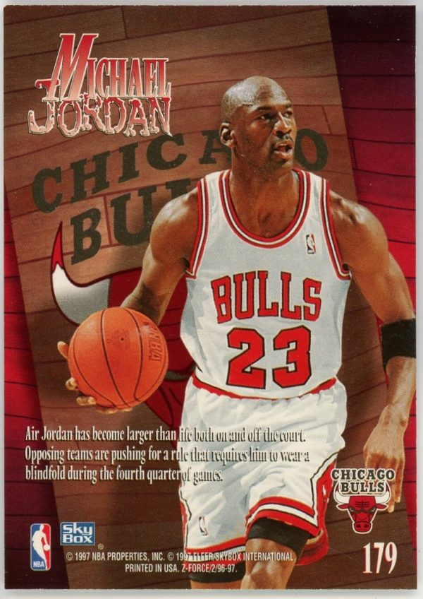 Michael Jordan 1996-97 Skybox Z Force Zuperman