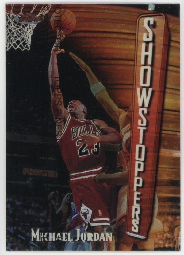 Michael Jordan 1996 Topps Finest Showstoppers
