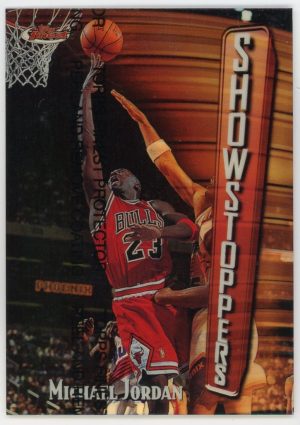 Michael Jordan 1997 Topps Finest Refractor Showstoppers #271