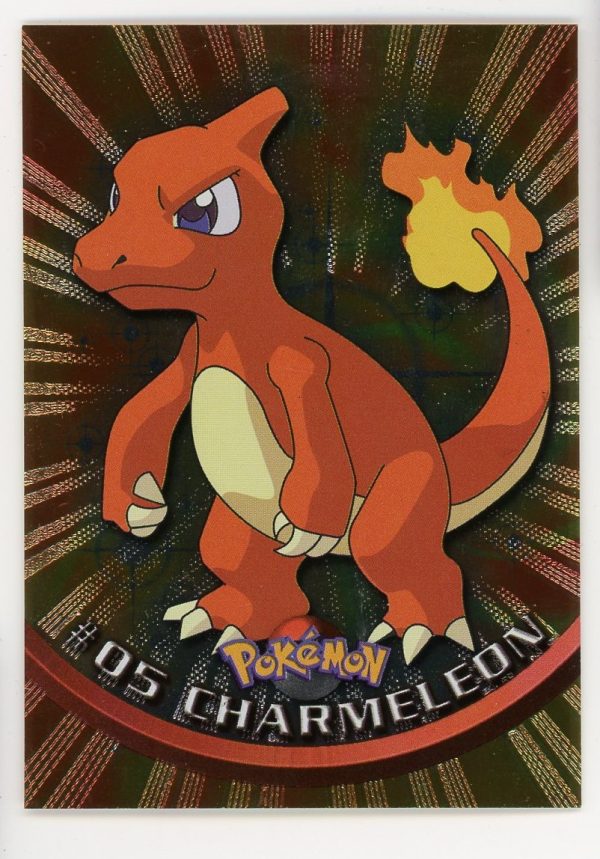 Pokemon Charmeleon 1999 Topps TV Animation Holo Foil #5