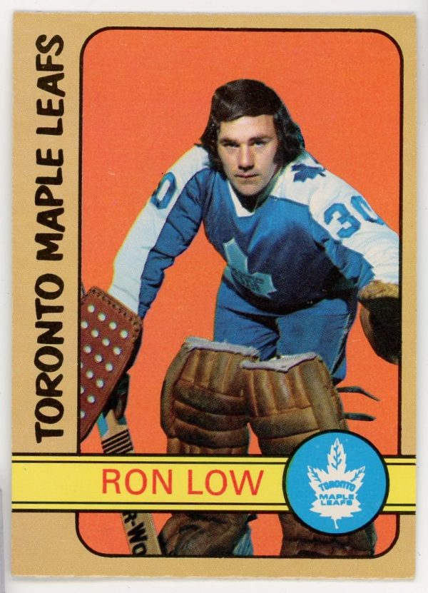 Ron Low 1972-73 OPC Rookie Card #258