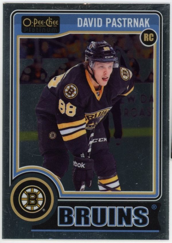 David Pastrnak Bruins 2014-15 OPC Platinum Rookie Card #177