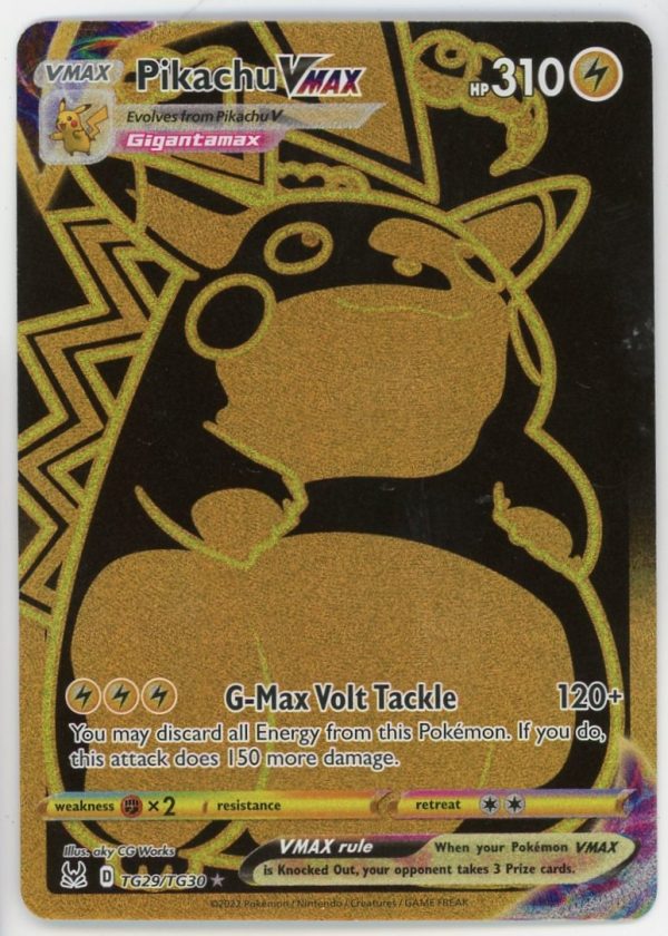 Pokémon Pikachu VMAX Lost Origin Trainer Gallery TG29/TG30