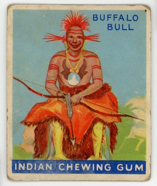 1933 Indian Gum #36 "The Buffalo Bull"