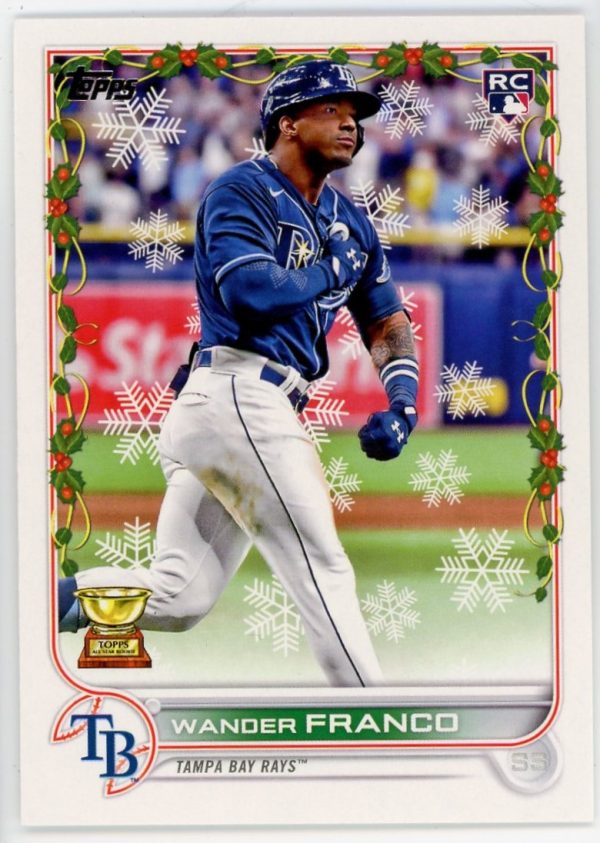 Wander Franco 2022 Topps Holiday Rookie Card #HW181