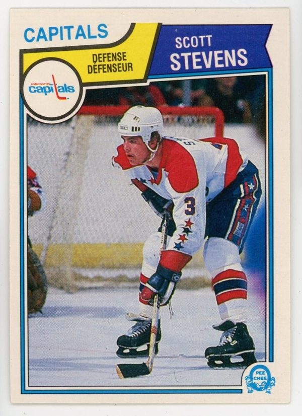 Scott Stevens 1983-84 OPC Rookie Card #376