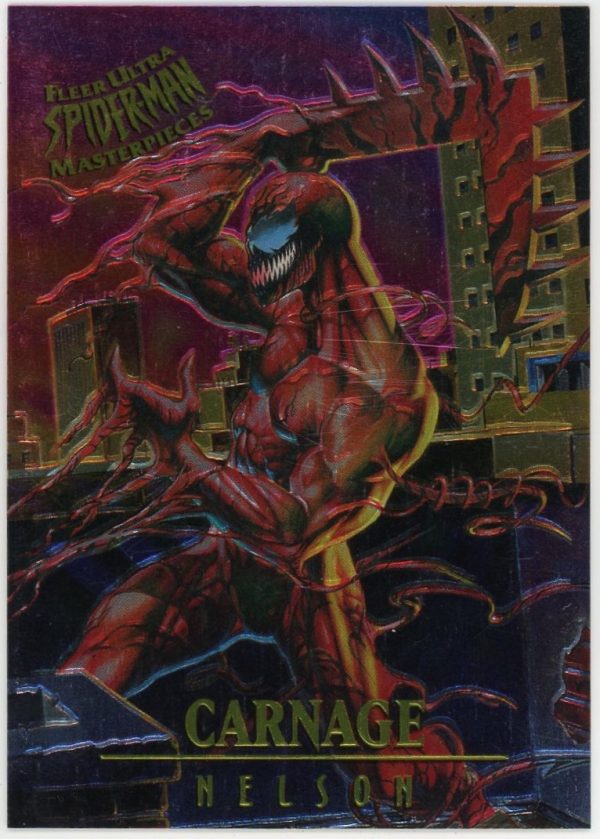 Carnage Nelson 1995 Fleer Ultra Marvel Spider-Man Masterpieces #2 of 9