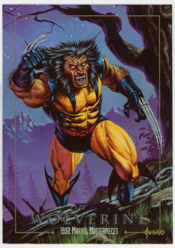 Wolverine 1992 Sky Box Marvel Masterpieces Promo