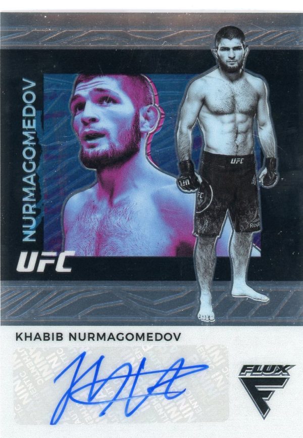 Khabib Nurmagomedov Panini 2022 Chronicles Flux Auto UFC FX-KBN