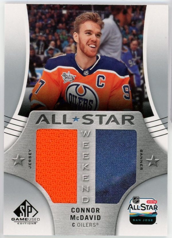 Connor Mcdavid 2019-20 SP Game Used All-Star Weekend Relics AW-CM