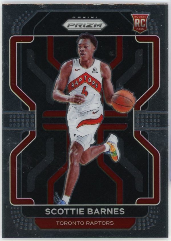 Scottie Barnes Raptors 2021-22 Panini Prizm RC Rookie Card #320