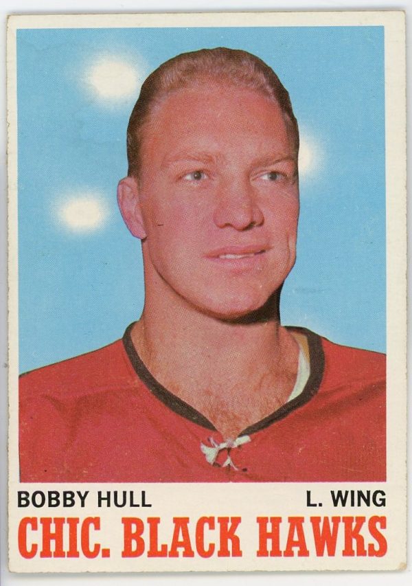 Bobby Hull Blackhawks 1970-71 Topps HOF Card #15