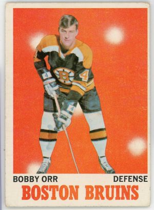 Bobby Orr Bruins 1970-71 Topps Hockey HOF Card #3